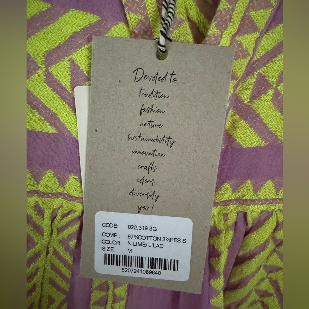 Devotion Twins Ella dress in lilac & neon yellow, NEW NWT, Size M from Anthro - Picture 8 of 9